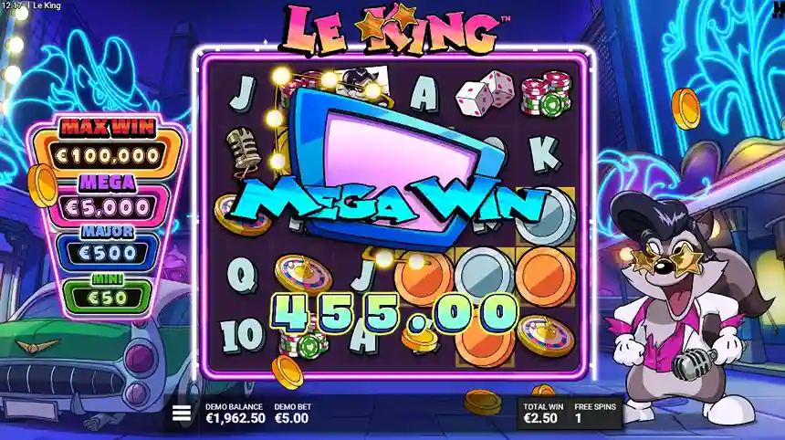 Pelaa Le King oikealla rahalla
